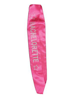 OMG International, Inc. Bachelorette Sash w/Crystals - Hot Pink