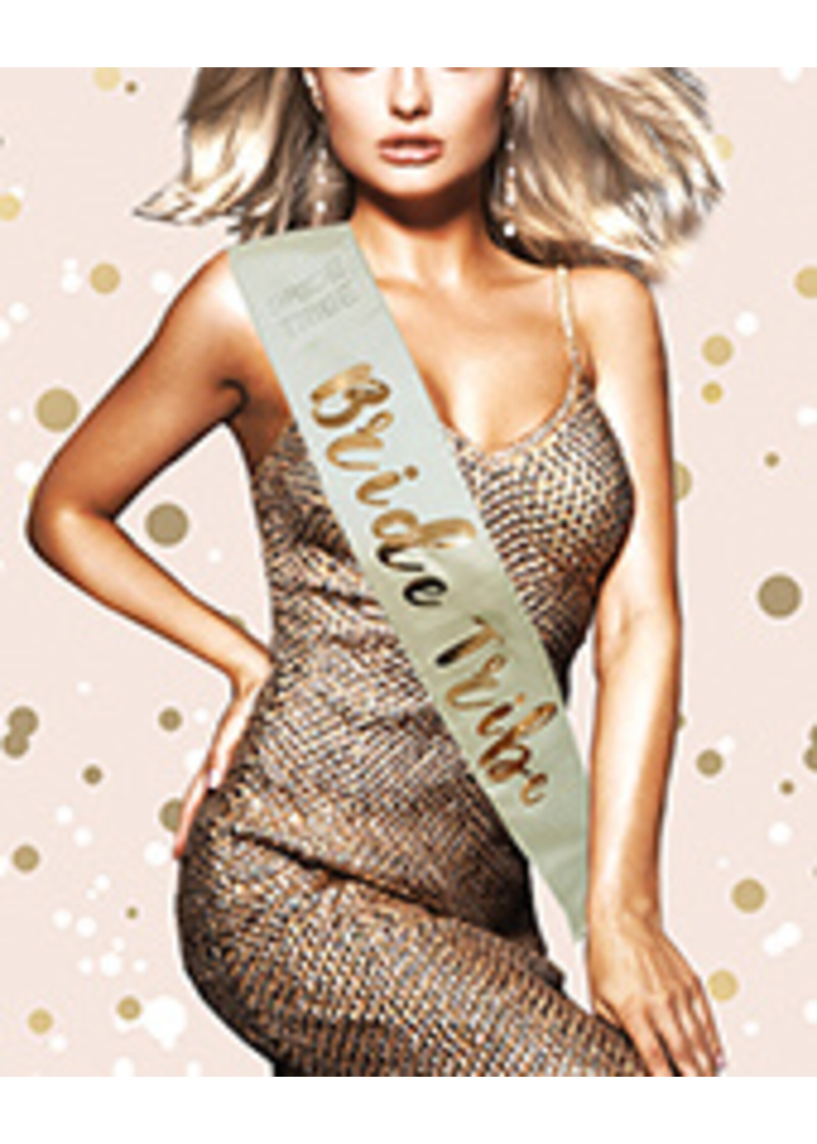 OMG International, Inc. Bride Tribe Sash - Rose Gold