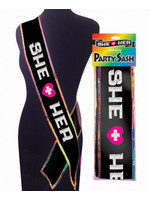 Little Genie Productions She + Her Party Sash