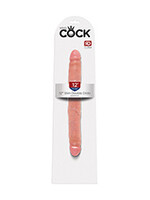 King Cock King Cock 12" Slim Double - Flesh