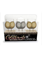 Candy Prints Glitterati Boobie Party Candle Set