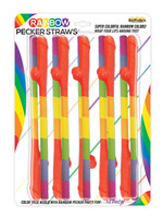 Hott Products rainbow peckers straws