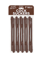 Cock Suckers Cock Suckers Pecker Straws - Chocolate Lovers Pack of 10