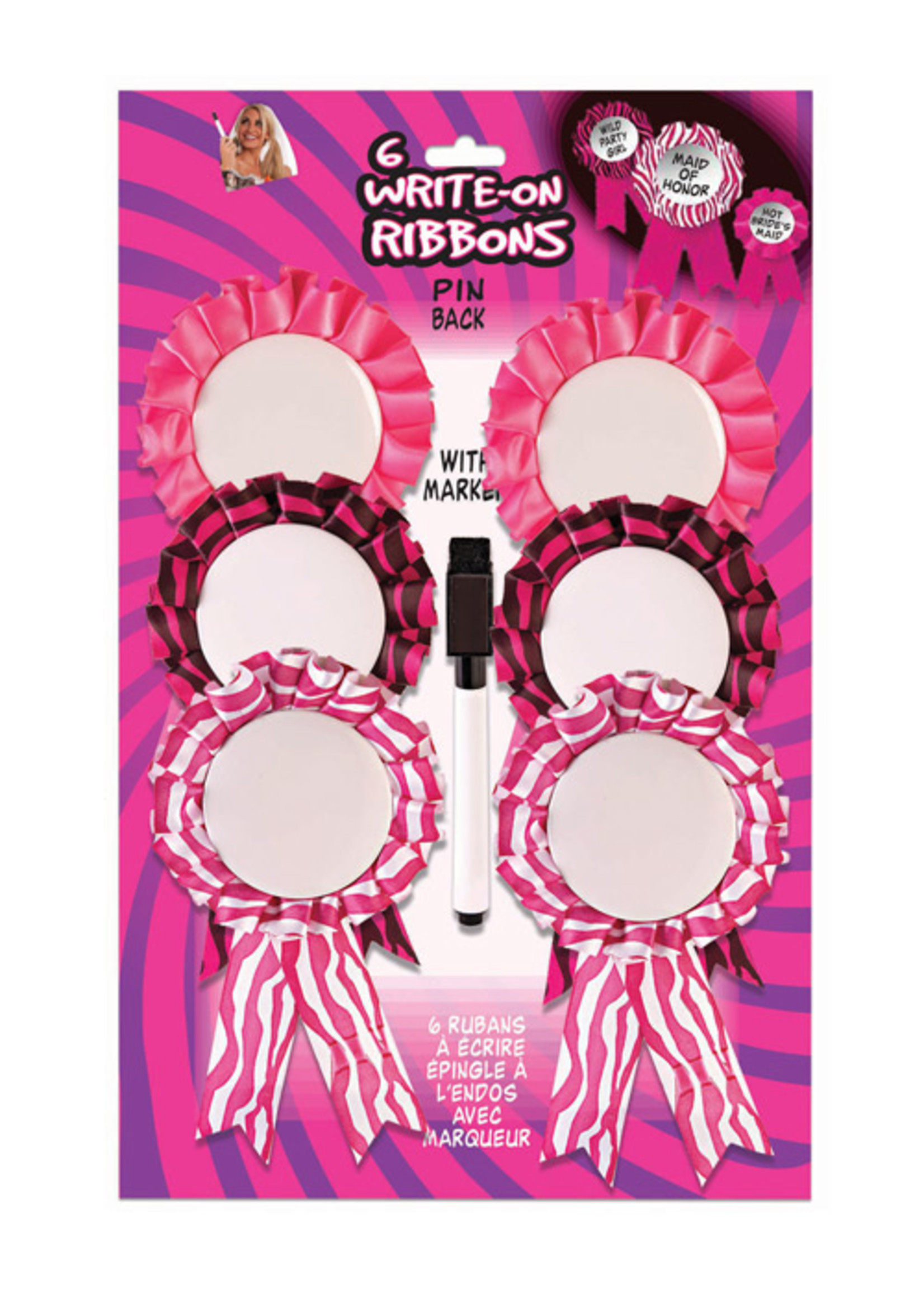 Forum Novelties Write-On Ribbons -6