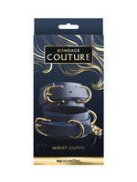 nsnovelties Bondage Couture Wrist Cuff - Blue