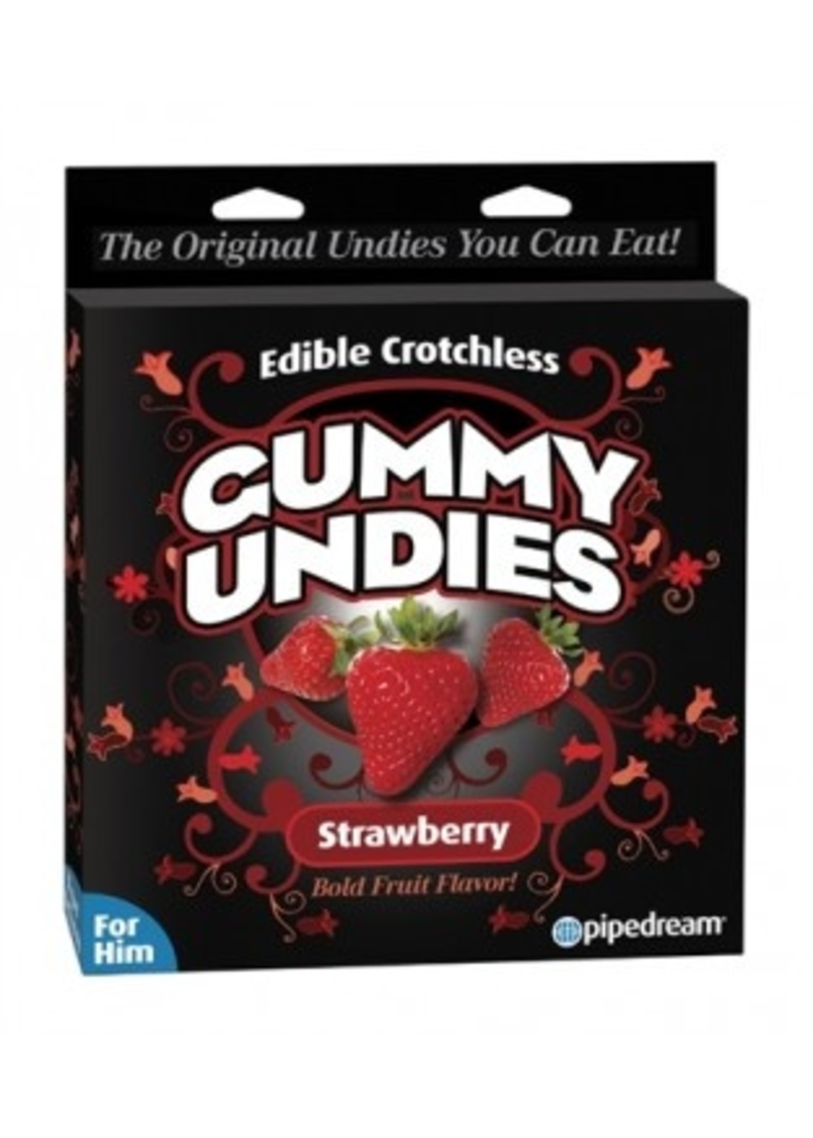 Pipedream Edible Gummy Panties For Him STRAWBERRY