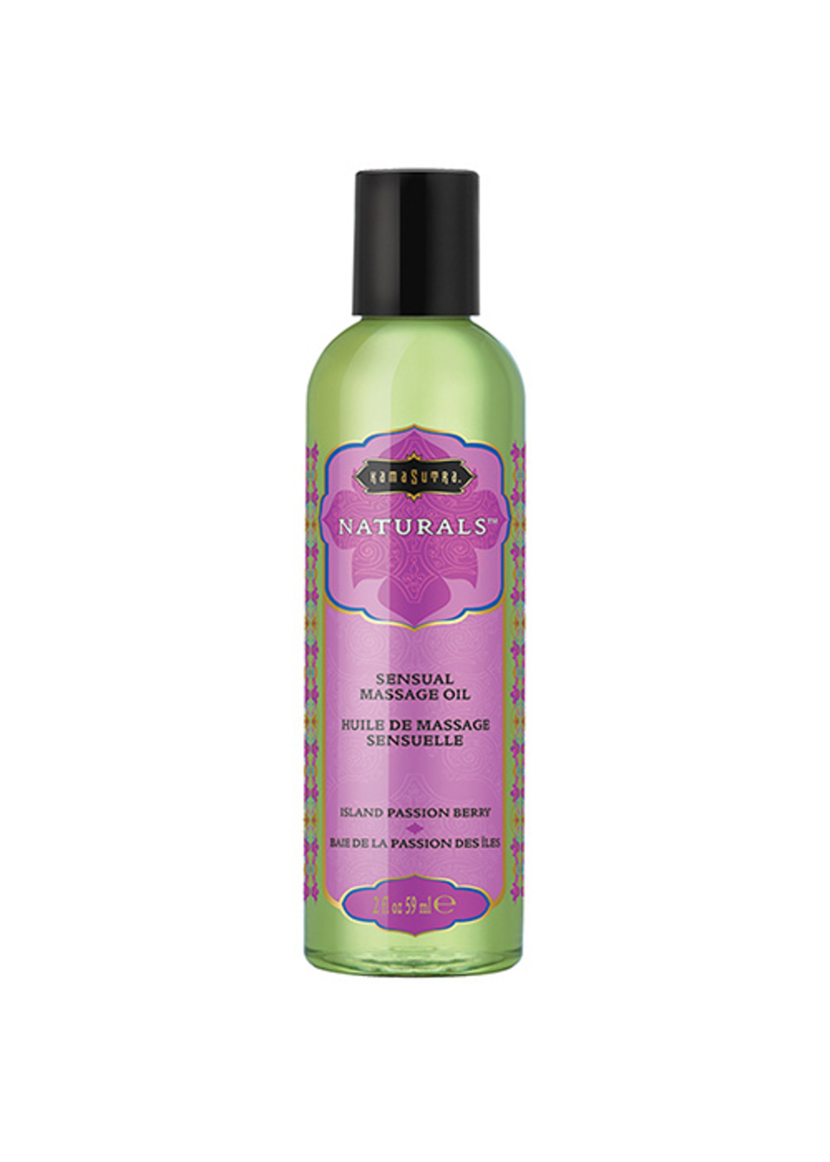 Kama Sutra Kama Sutra Naturals Massage Oil - 2 oz Island Passion Berry