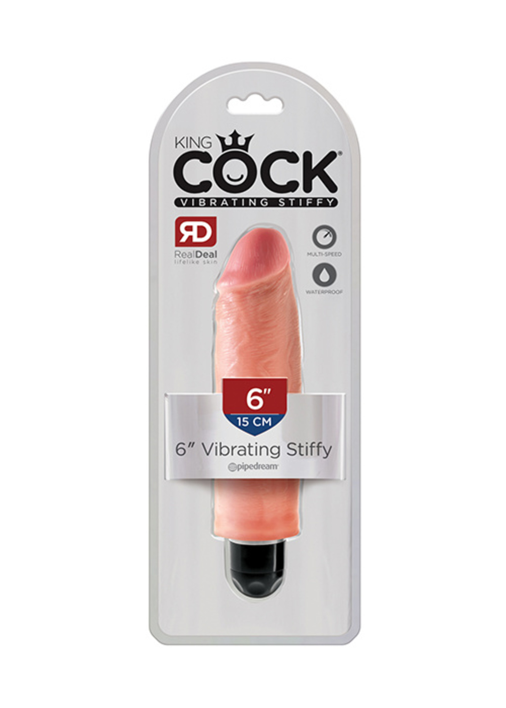 King Cock King Cock Vibrating Stiffy 6"