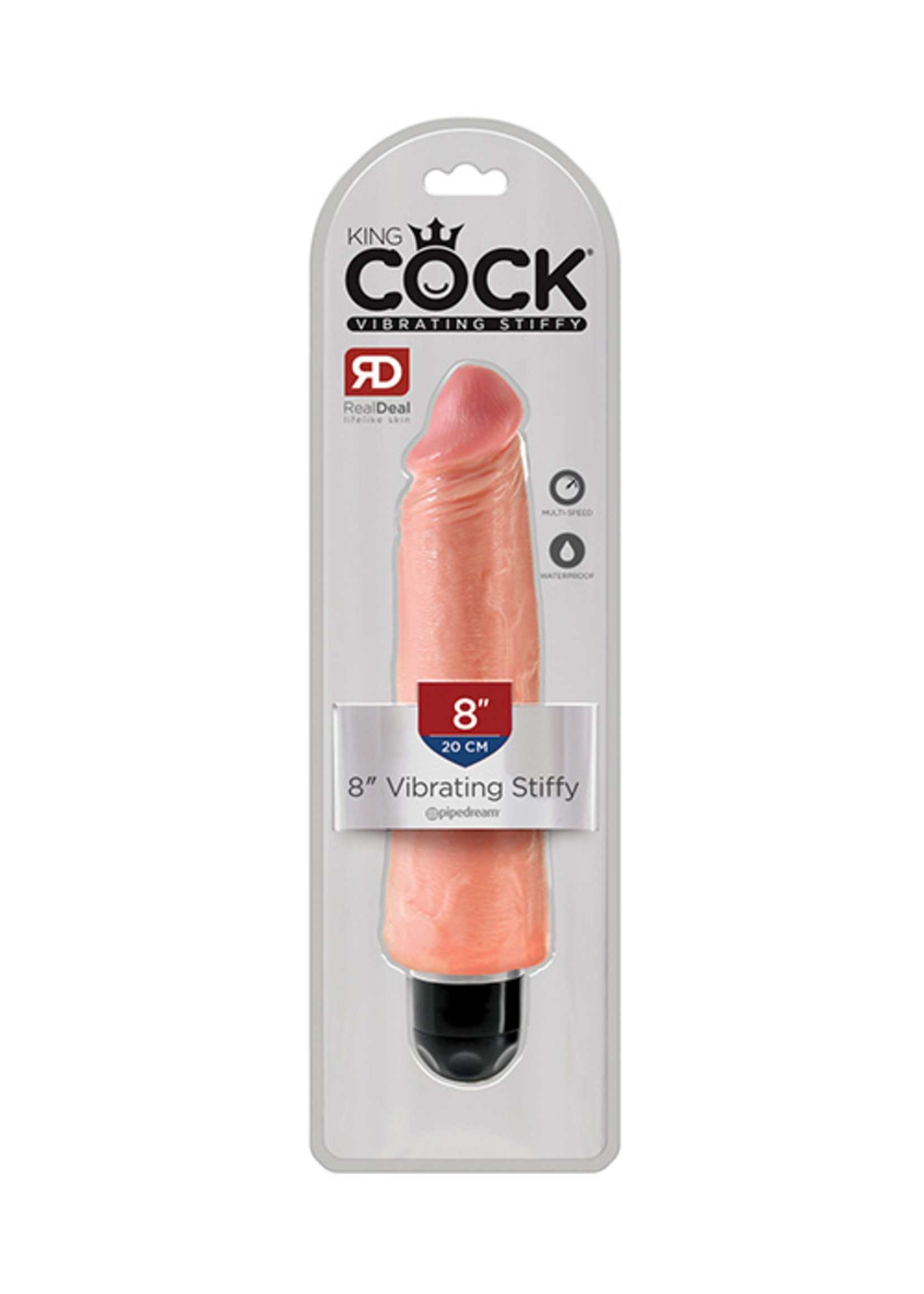 King Cock King Cock Vibrating Stiffy 8"