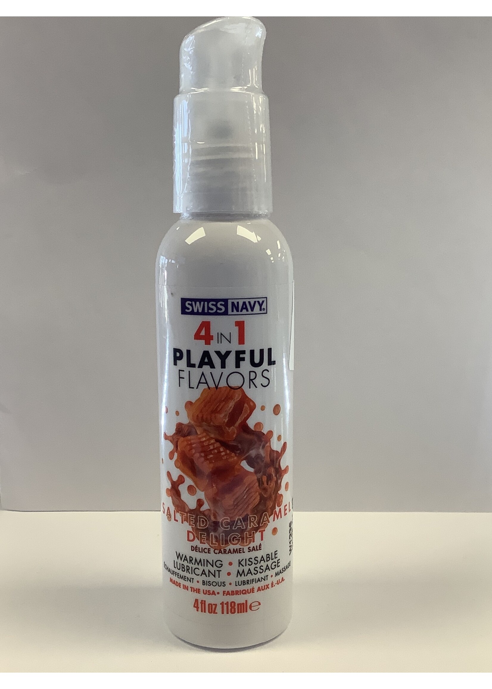 Swiss Navy Swiss Navy 4 in 1 Lubricant 4 oz - Salted. Carmel Delight