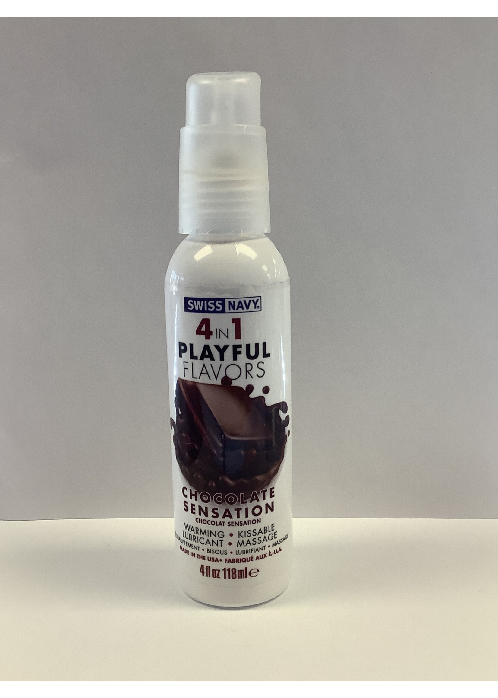 Swiss Navy Swiss Navy 4 in 1 Lubricant 4oz - Chocolate Sensation