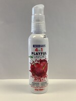 Swiss Navy Swiss Navy 4 in 1 Lubricant 4 oz - Poppin Wild Cherry