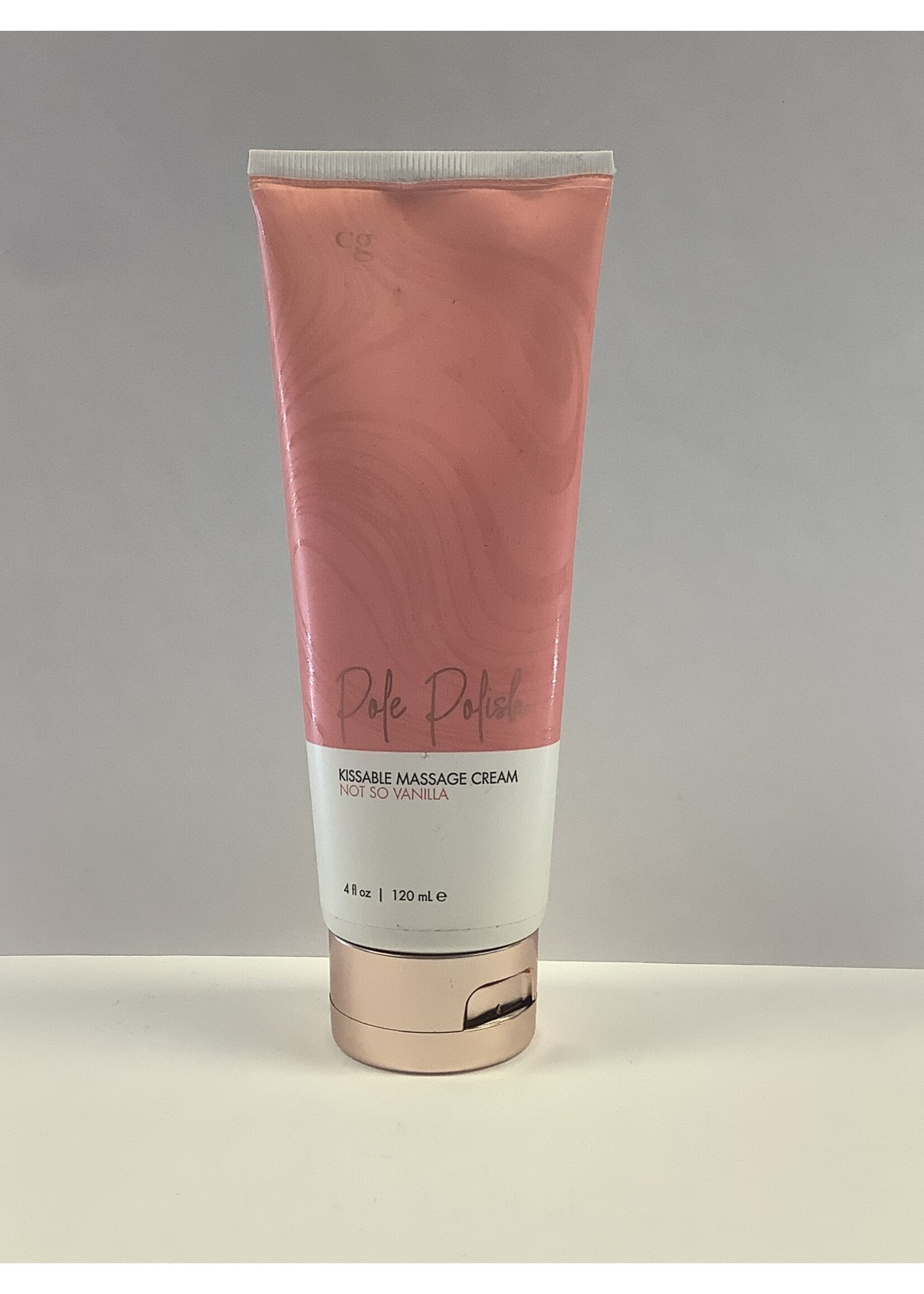 CG Pole Polish Kissable Massage Cream - Not So Vanilla 4 oz