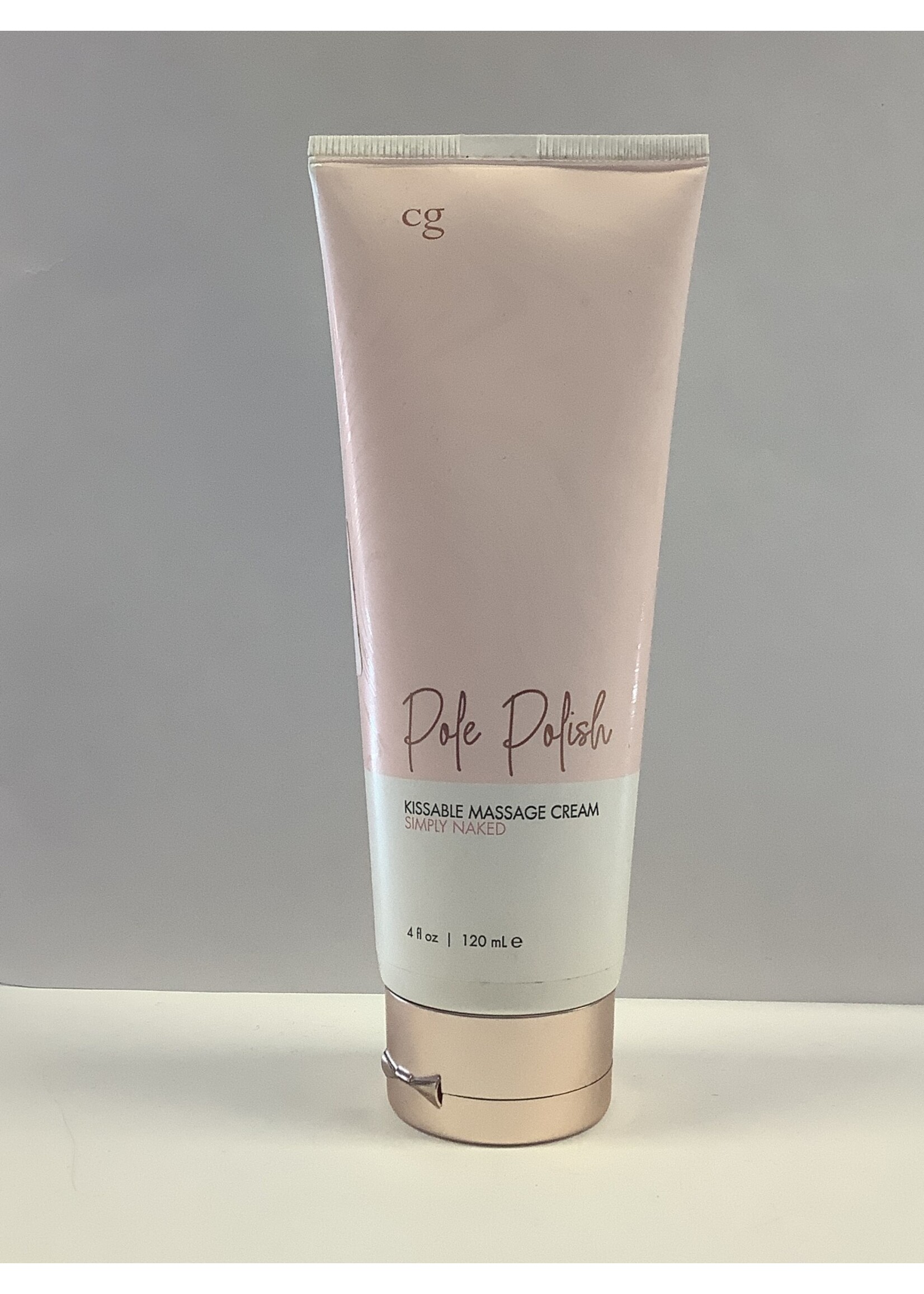 CG Pole Polish Kissable Massage Cream -Simply Naked - 4 oz