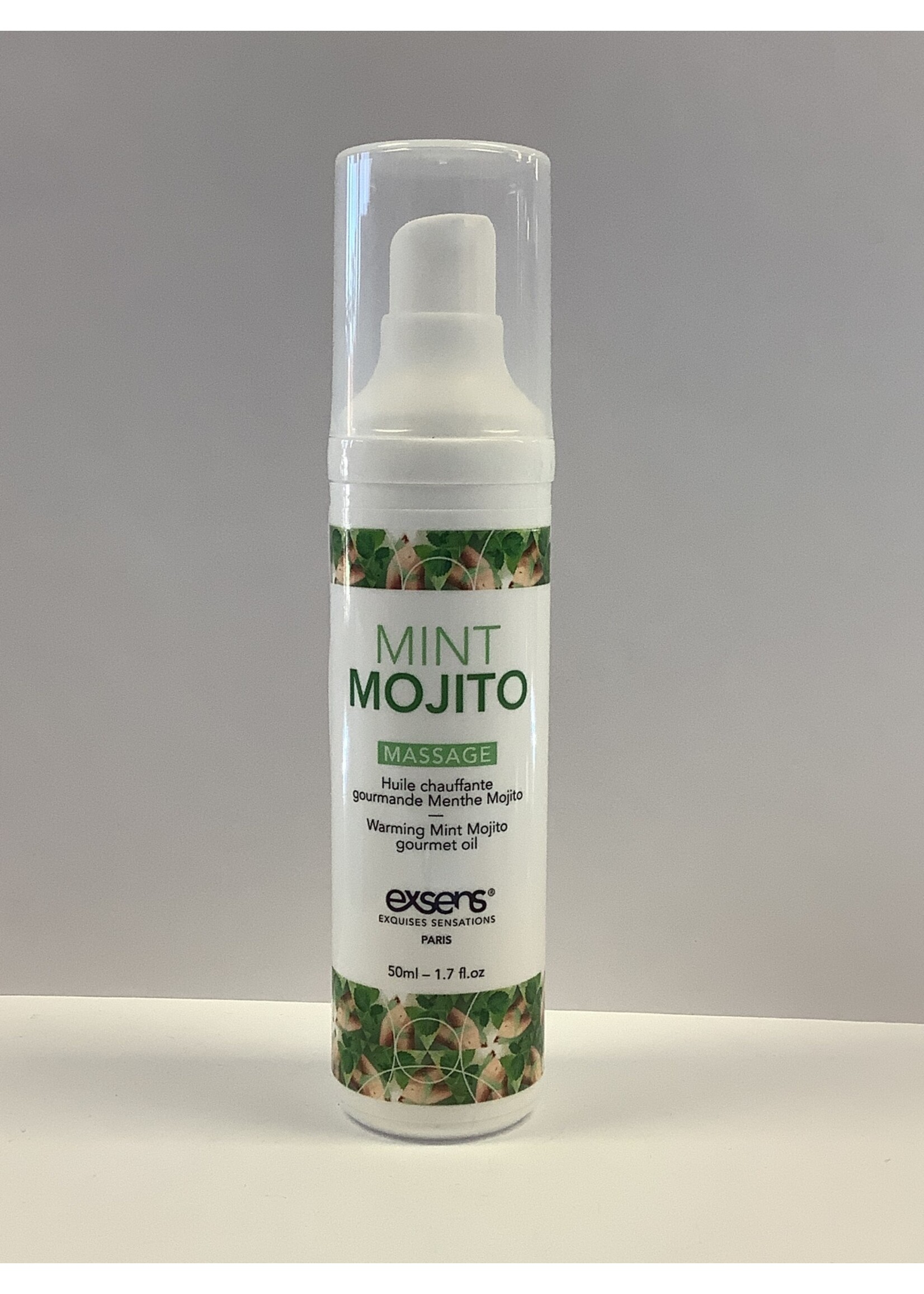 Exsens EXSENS of Paris Warming Massage Oil - Mint Mojito 1.7 oz