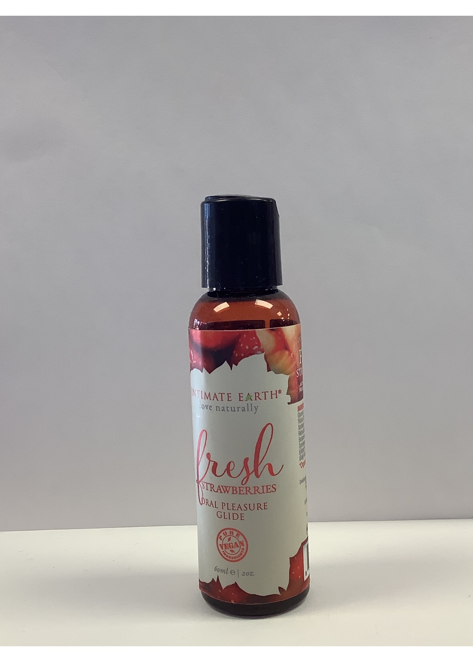 Intimate Earth Intimate Earth Natural Flavors Glide Fresh Strawberries 2oz
