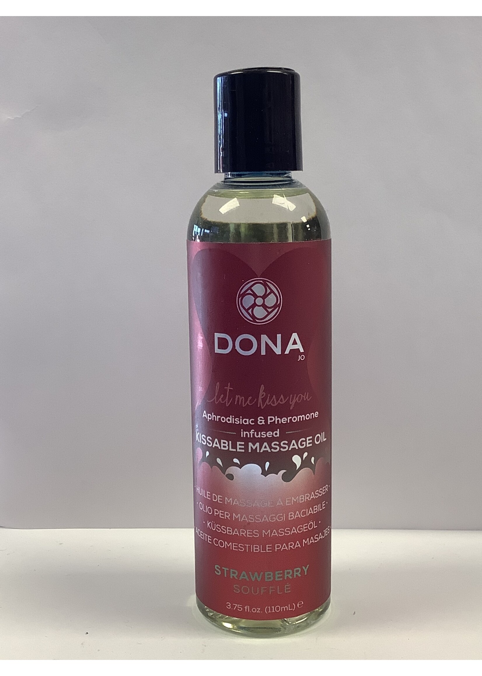 Dona Dona Kissable Massage Oil - 4 o Strawberry Souffle