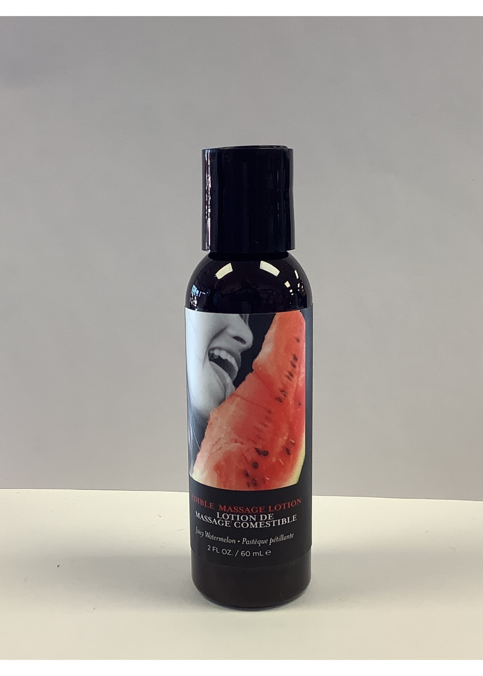 Earthly Body Edible Massage Oil - Watermelon  2 oz