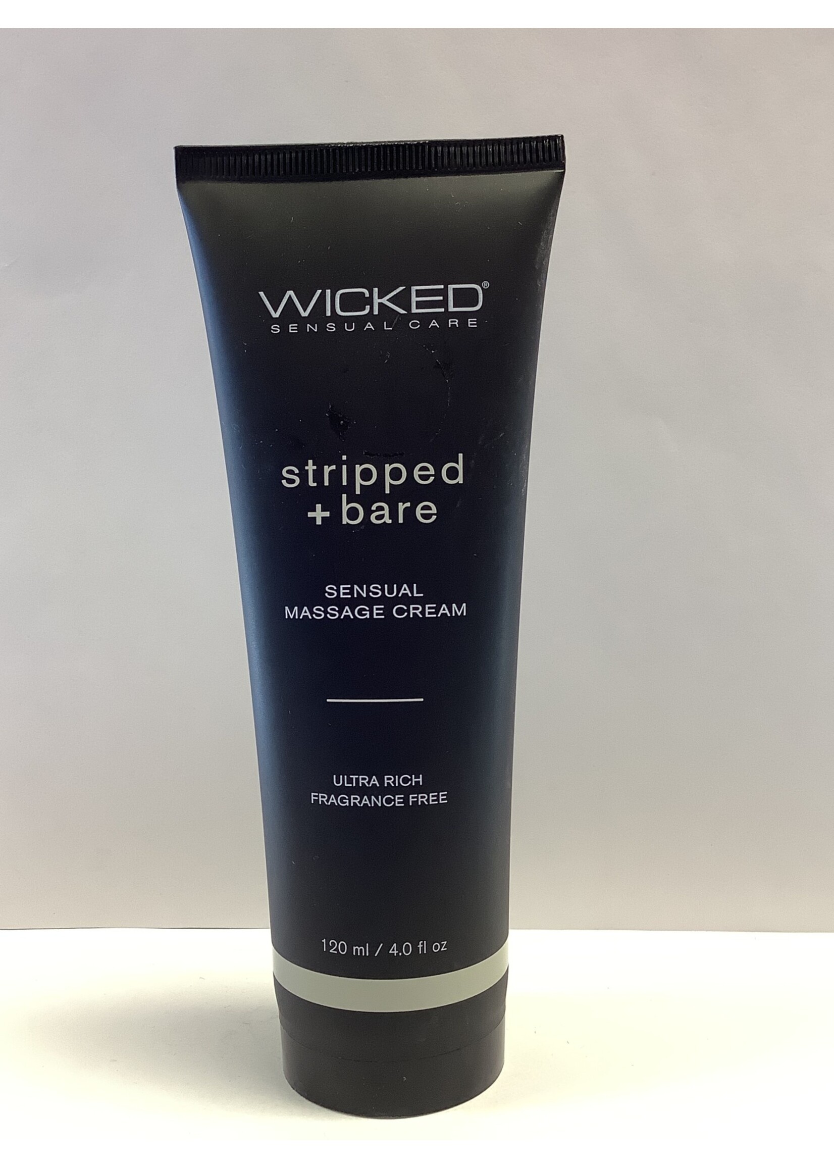 Wicked Sensual Care Wicked Sensual Care Stripped & Bare Unscented Massage Cream  - 4 oz