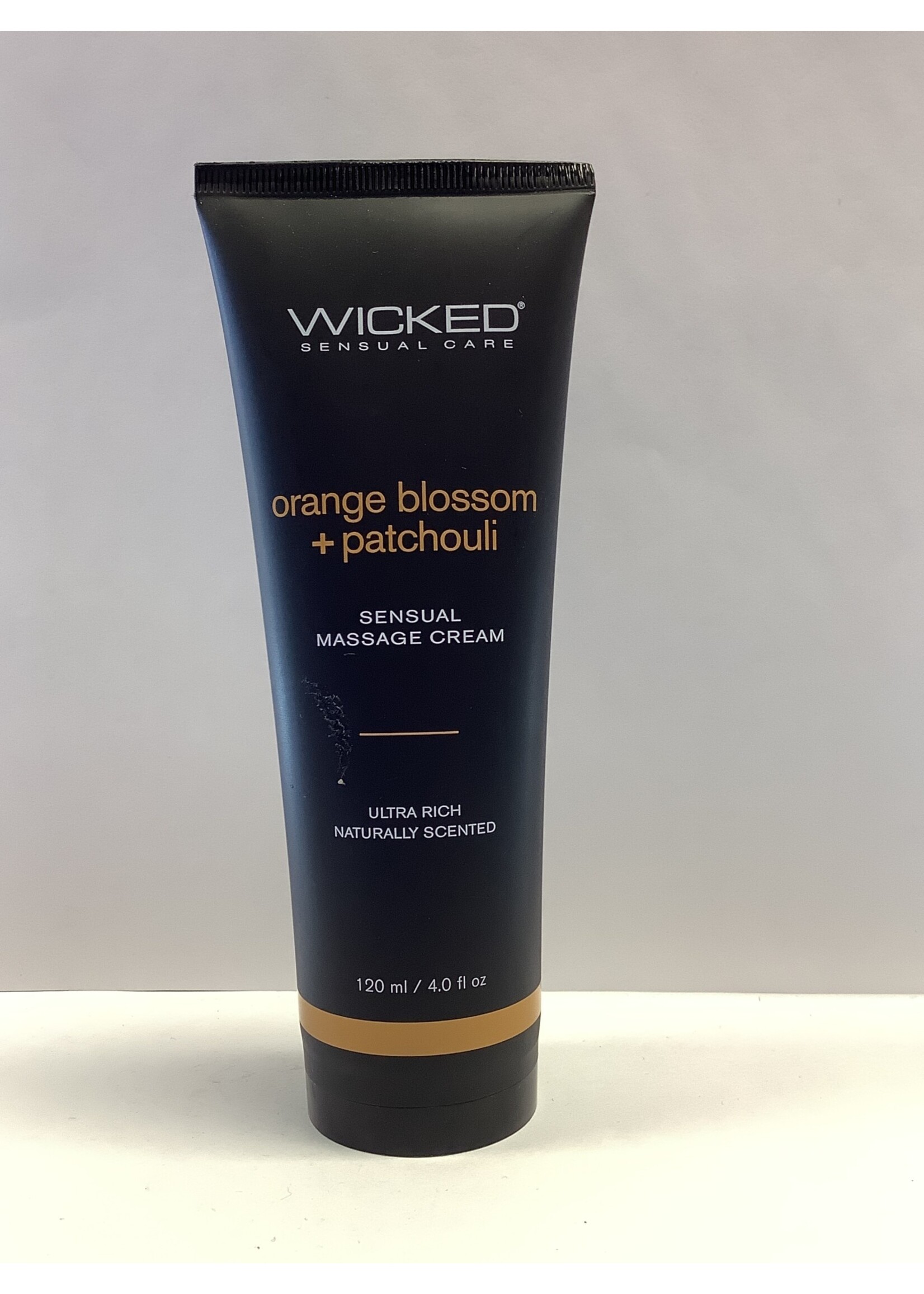 Wicked Sensual Care Wicked Sensual Care Orange Blossom & Patchouli Massage Cream  - 4 oz