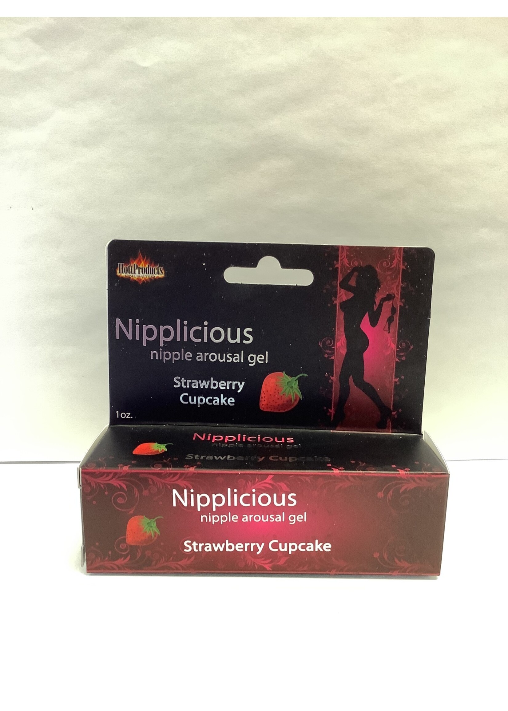 Hott Products Nipplicious Nipple Arousal Gel - 1oz Strawberry Cupcake
