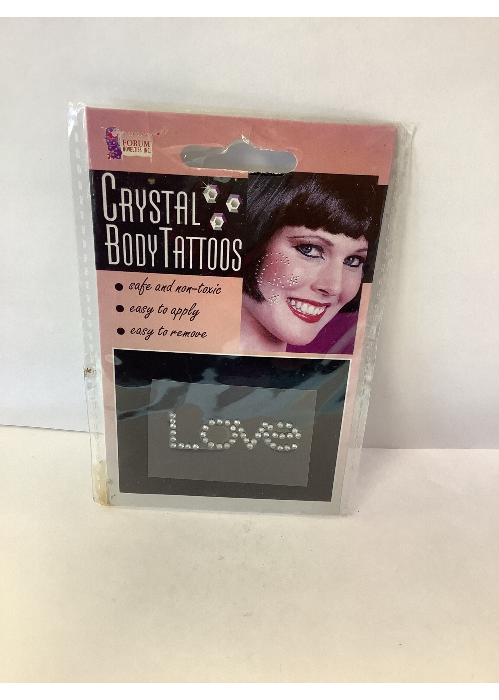 Crystal Body Tatoos - LOVE