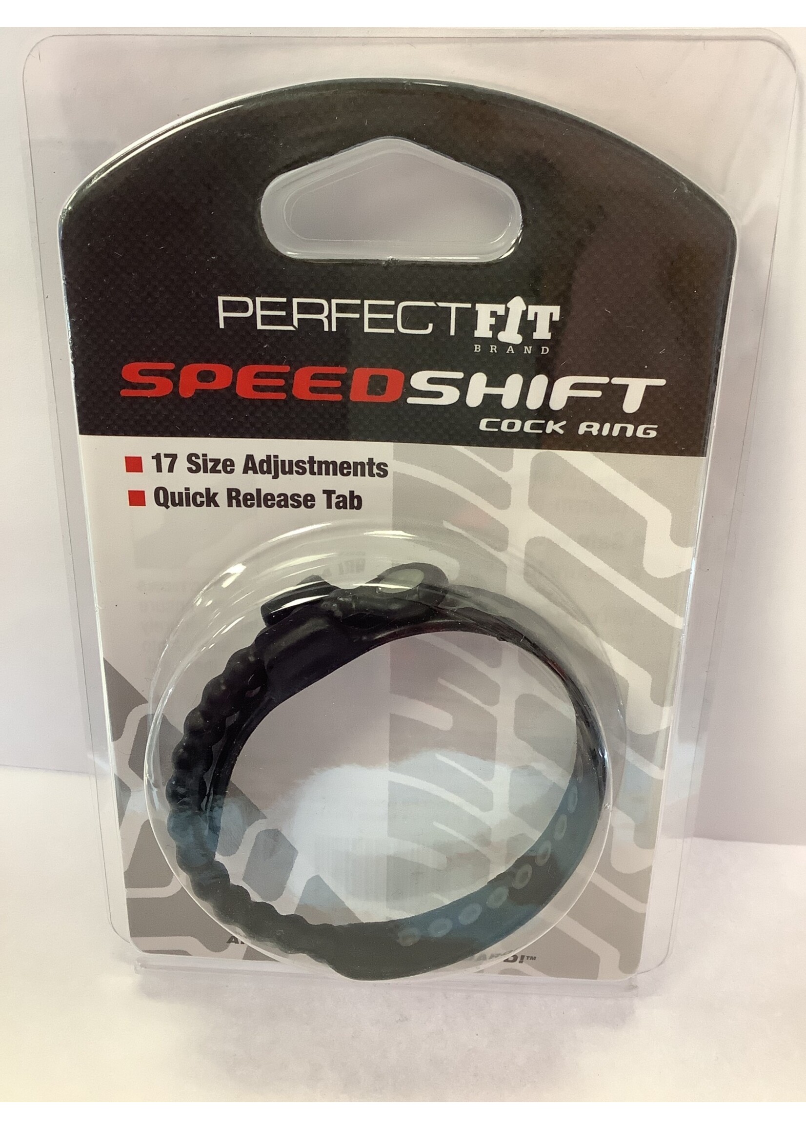 Perfect Fit Perfect Fit Speed Shift 17 Adjustments Cock Ring - Black