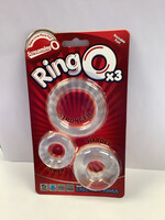 Screaming O Screaming O RingO - Clear Pack of 3