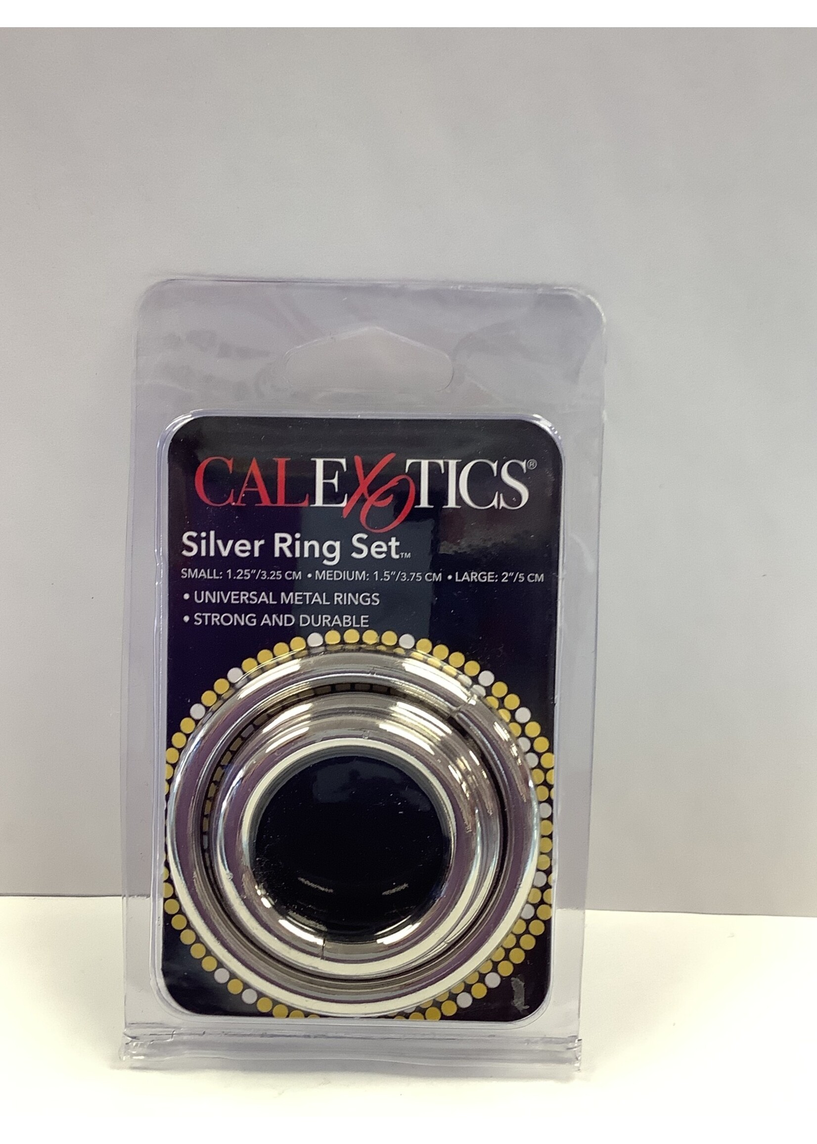 California Exotic Novelties Silver Ring Set