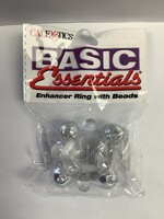 Basic Essentials Basic Essentials Enhancer Ring w/Beads - Clear