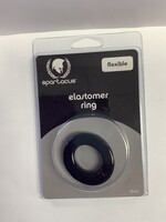 Spartacus Spartacus Elastomer Cock Ring - Metro Black