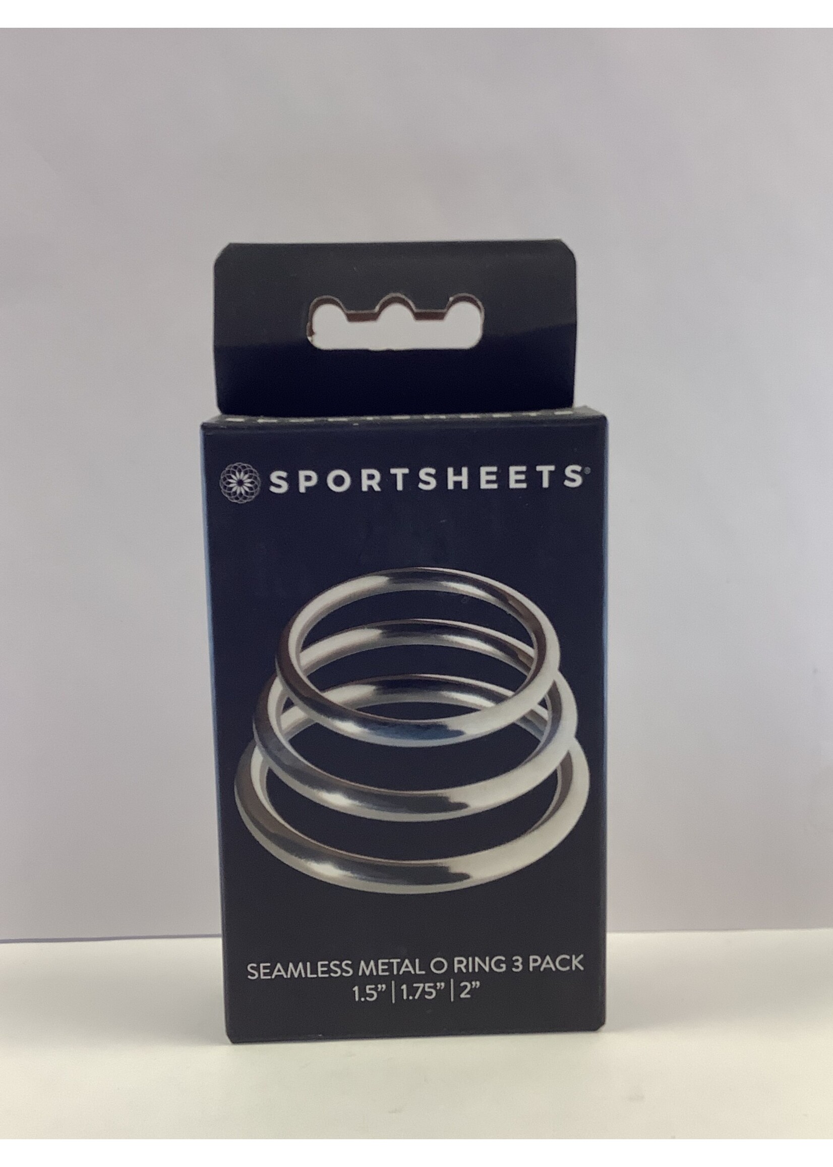 Sports Sheets Sportsheets Seamless Metal O Ring 3 pack