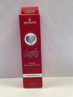 Sensuva Deeply Love You Throat Relaxing Spray 1oz - Cinnamon Roll