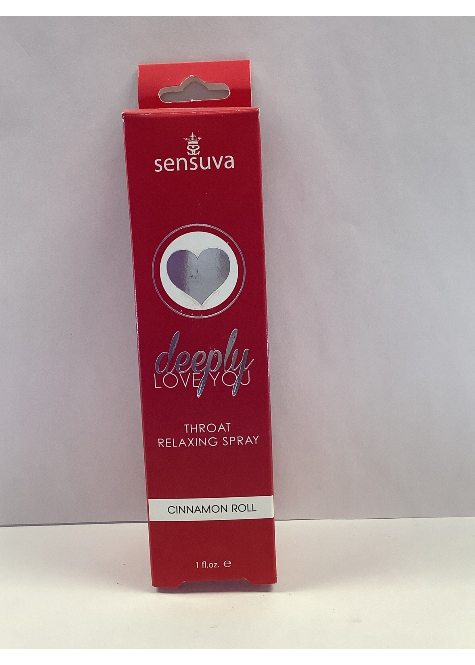 Sensuva Deeply Love You Throat Relaxing Spray 1oz - Cinnamon Roll