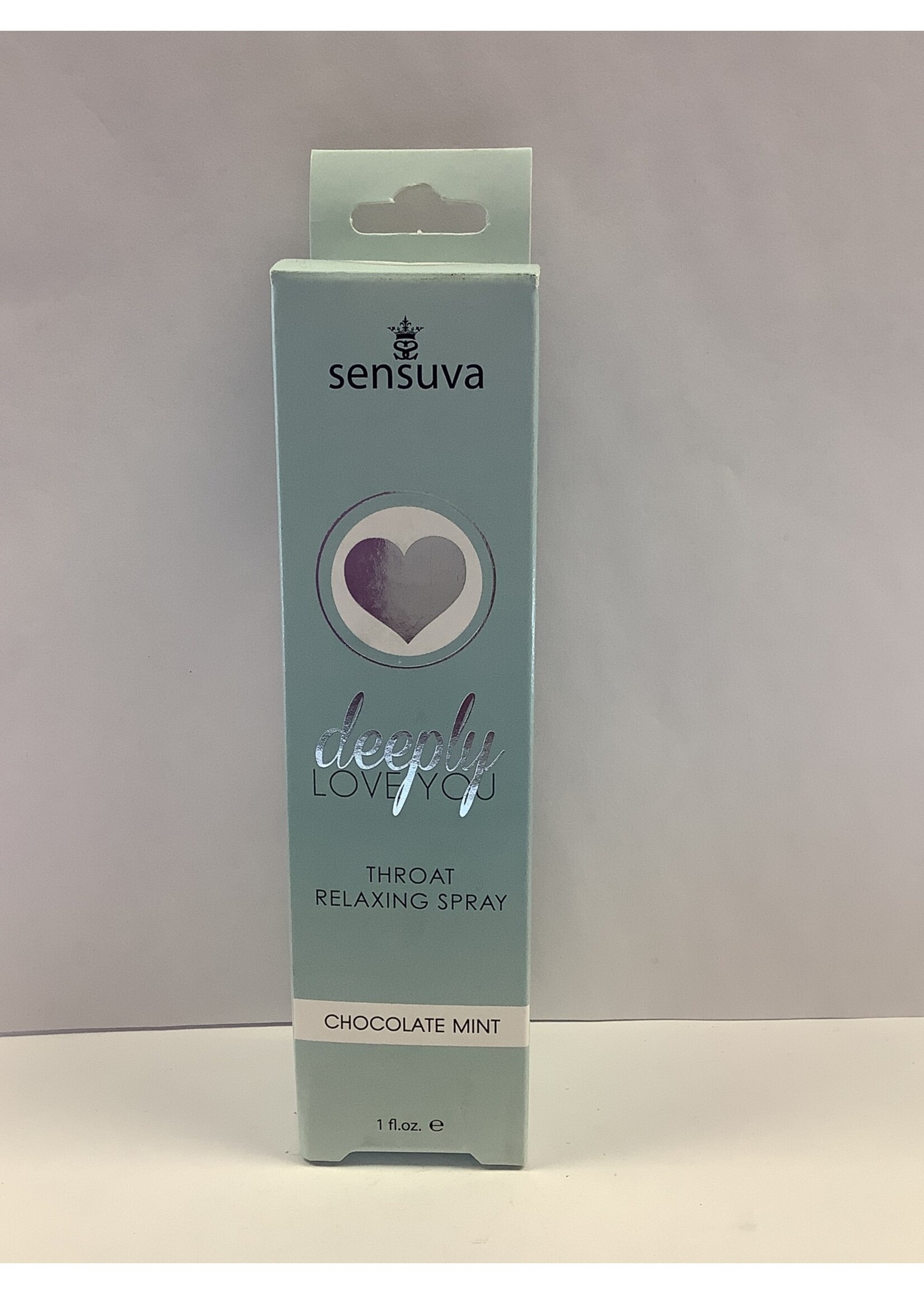 Sensuva Deeply Love You Throat Relaxing Pray 1oz - Chocolate Mint