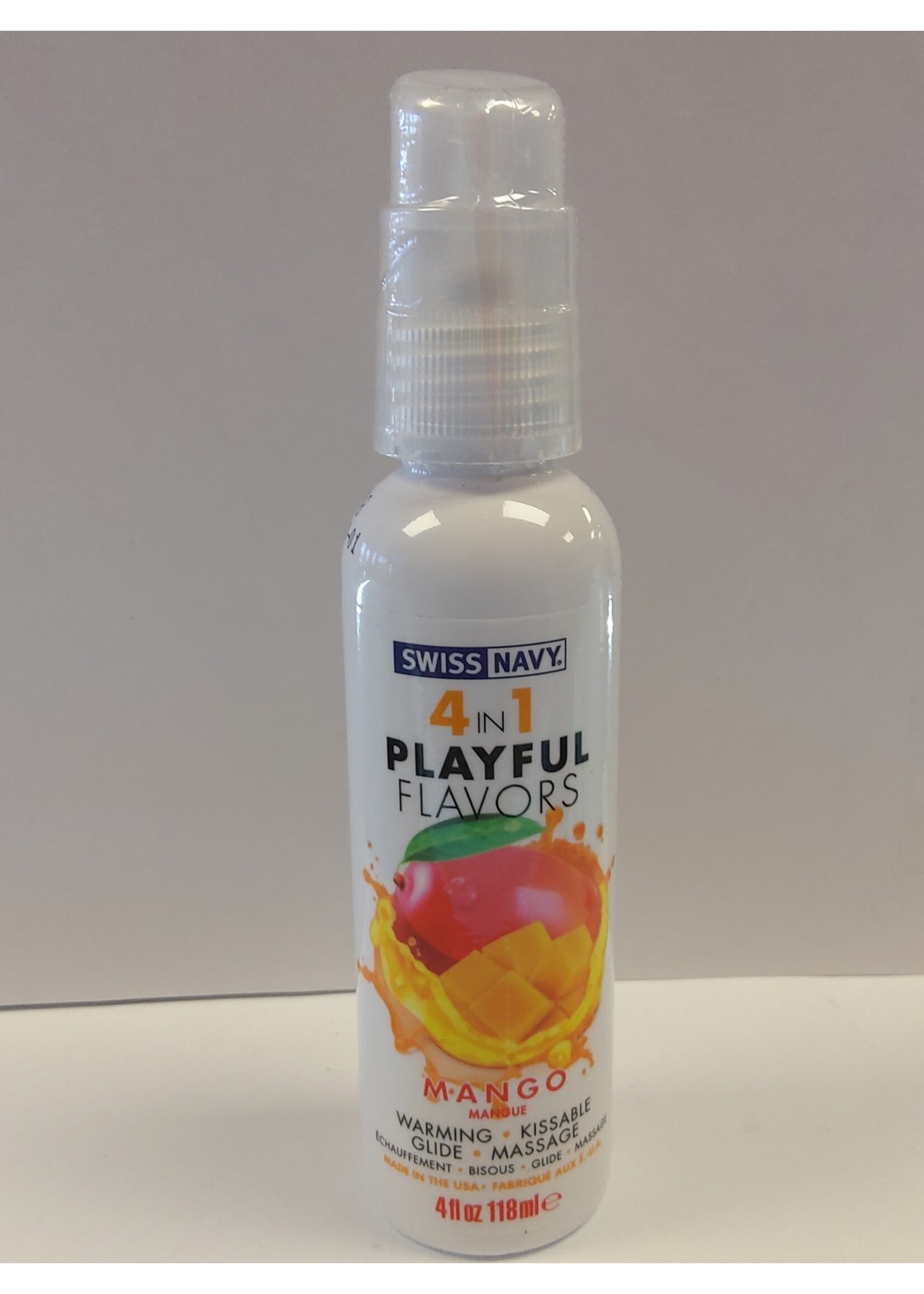 Swiss Navy Swiss Navy 4 in 1 Lubricant-Mango 4oz