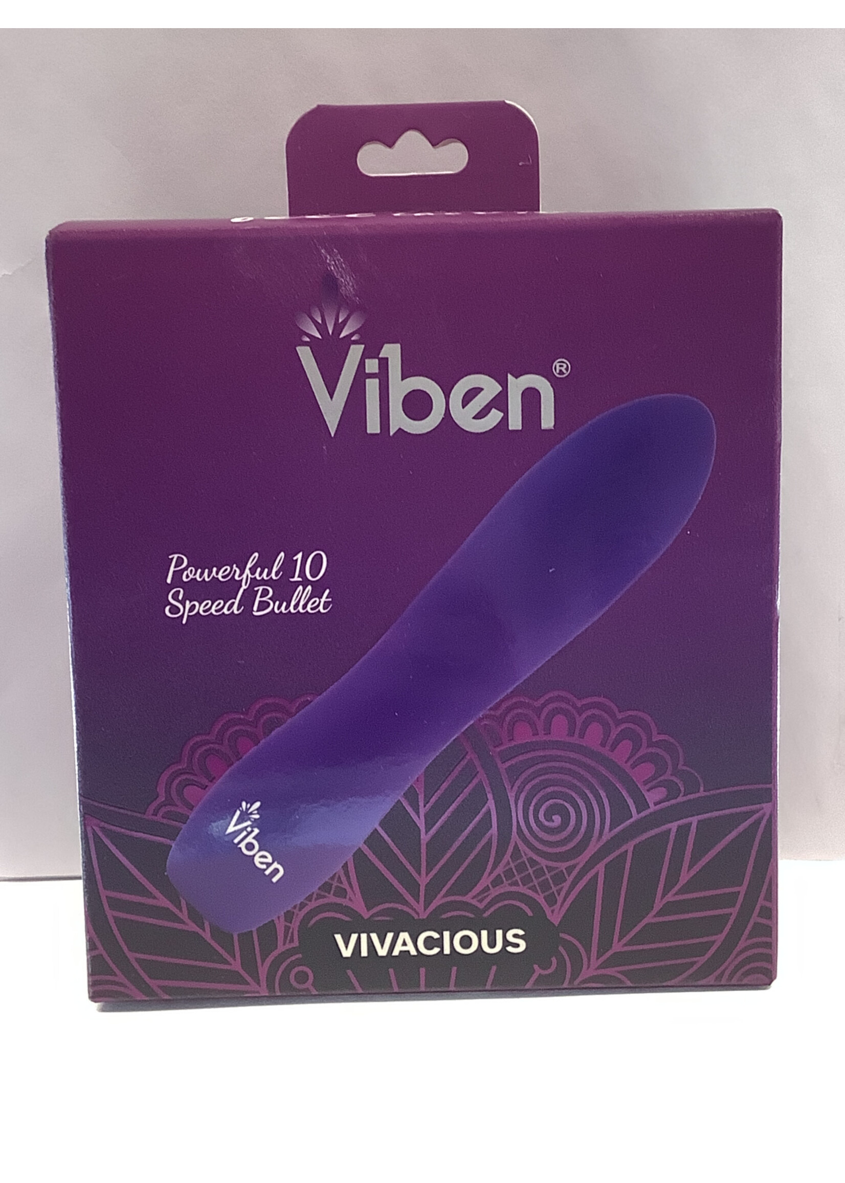 Viben Viben- Vivacious Rechageable Bullet Purple