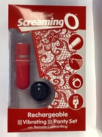 Screaming O Screaming O My Secret Charged Remote Control Panty - Red