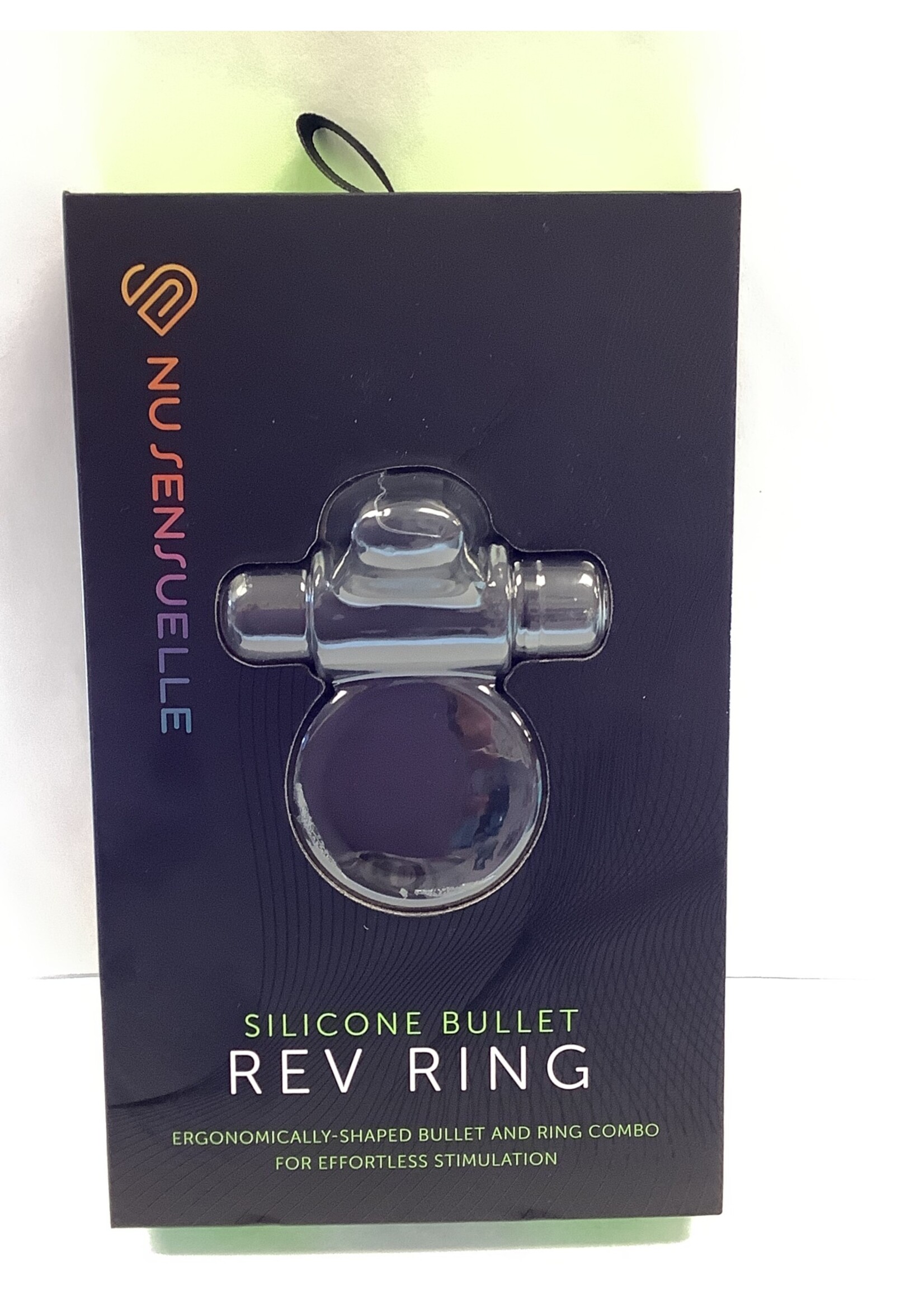 Nu Sensuelle Nu Sensuelle 7 Function Silicone Bullet Ring - Black