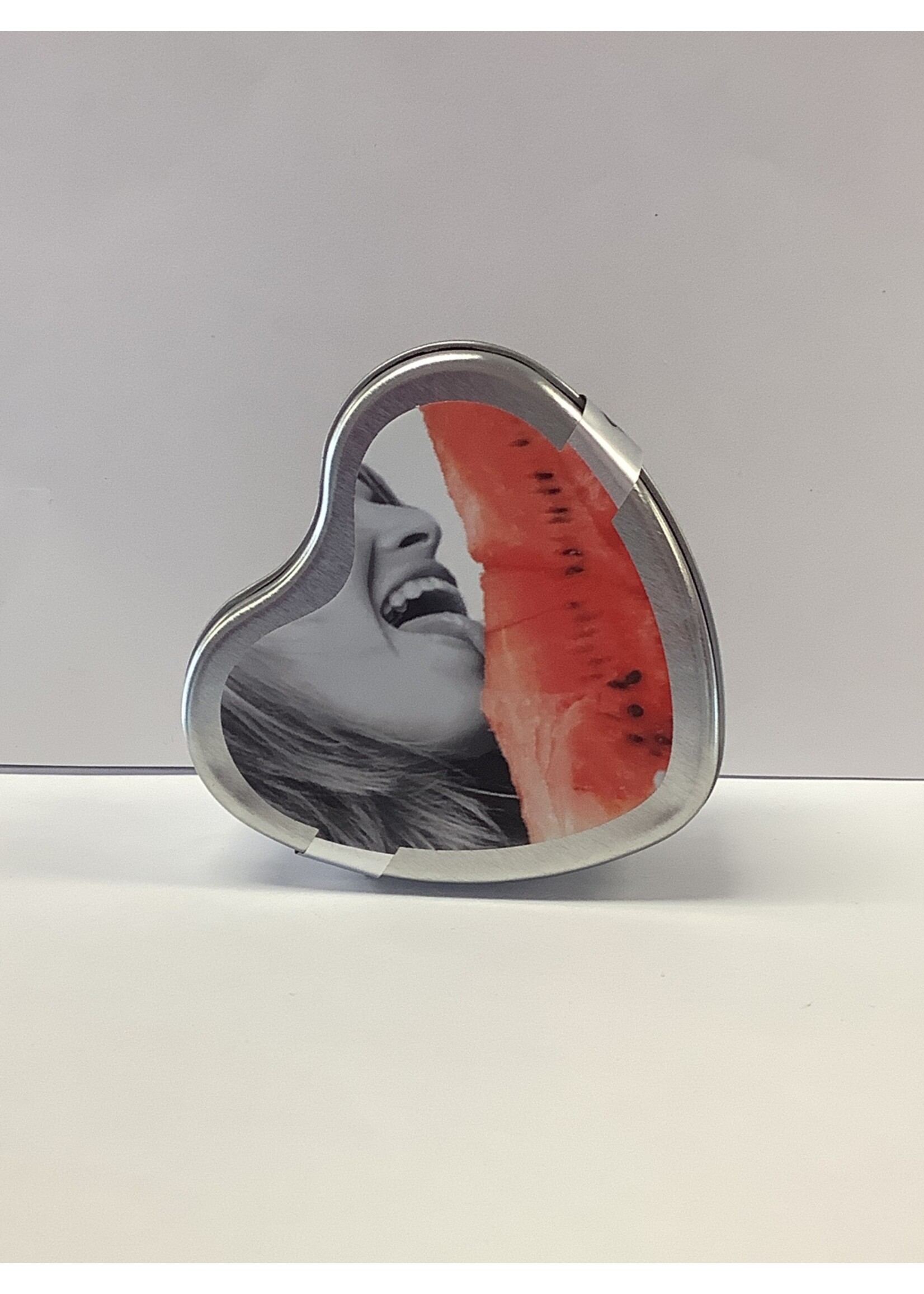 Earthly Body Earthly Body Suntouched Hemp Edible Candle - 4.7 oz Heart Tin Watermelon