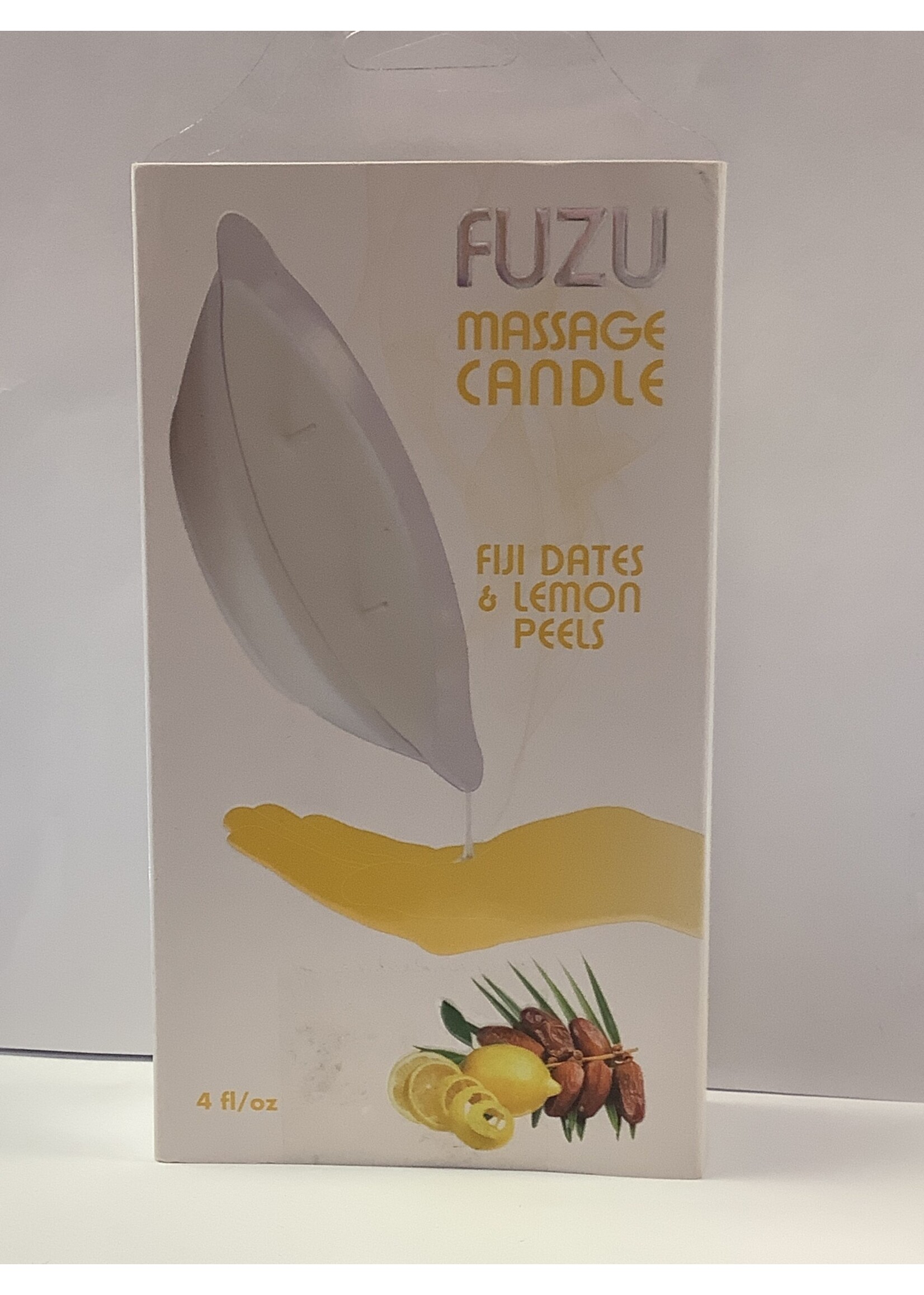 FUZU FUZU Massage Candle - Fiji Dates & Lemon Peels