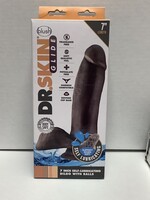 Dr. Skin Glide Blush Dr. Skin Glide 7" Self Lubricating Dildo - Chocolate
