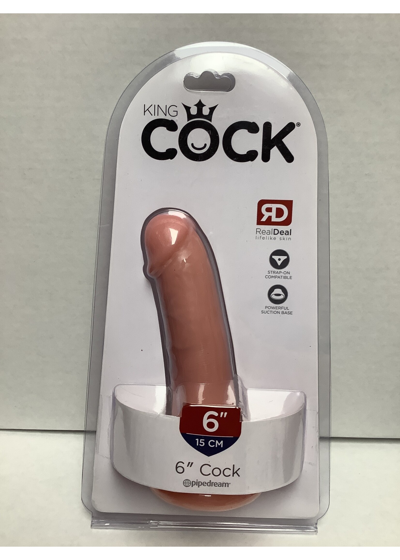 King Cock King Cock - 6" Cock - Flesh