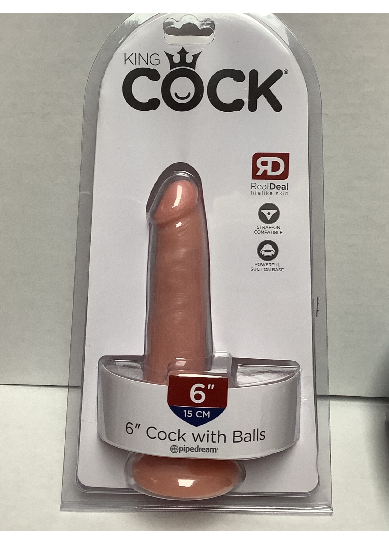 King Cock king cock 6" with balls