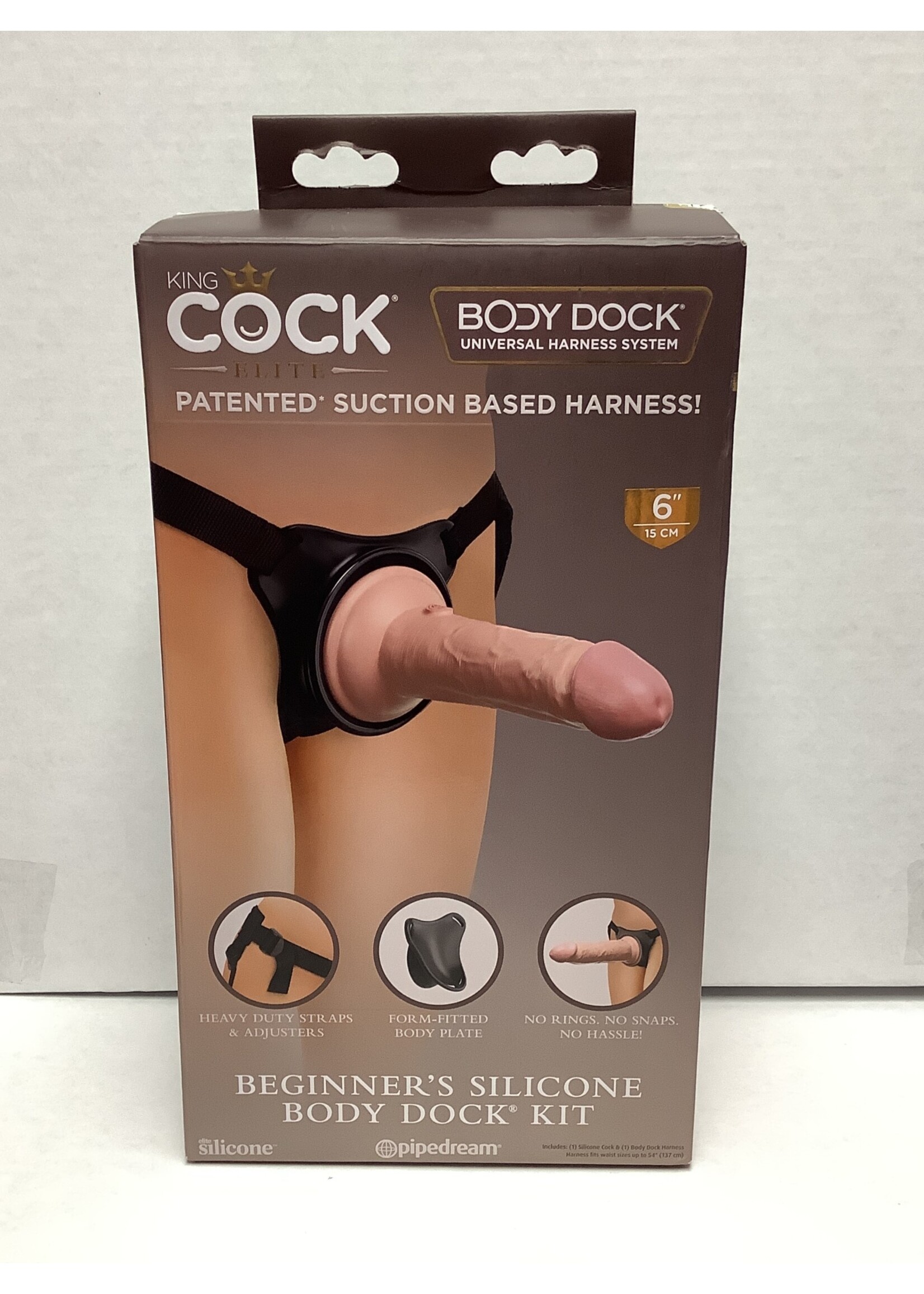 King Cock Elite King Cock Elite Beginner's Silicone Body Dock Kit
