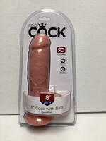 Pipedream King Cock 8-Inch Cock With Balls - Flesh