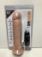 Dr. Skin Blush Dr. Skin Dr. Throb 9.5" Cock w/Suction Cup - Vanilla