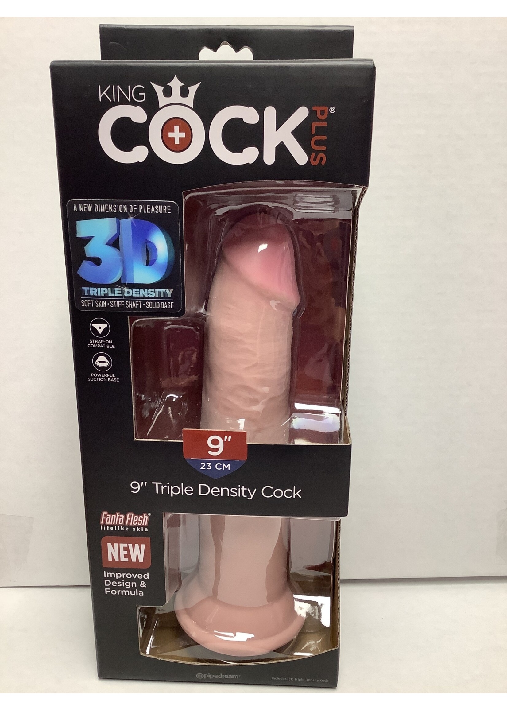 King Cock King Cock Plus 9" Triple Density Cock