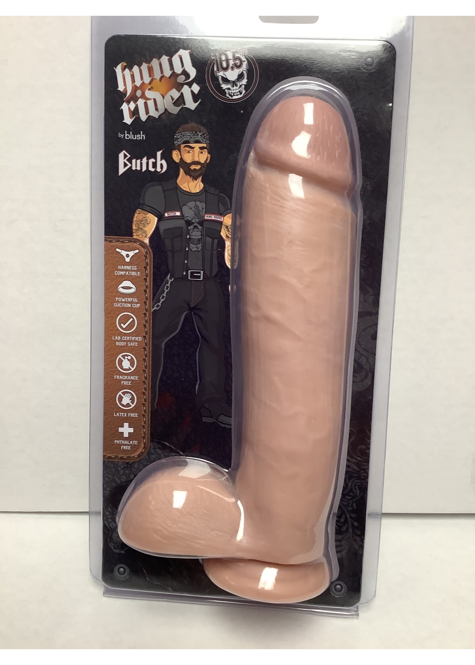 Hung Rider Blush Hung Rider Butch 11" Dildo w/Suction Cup - Flesh