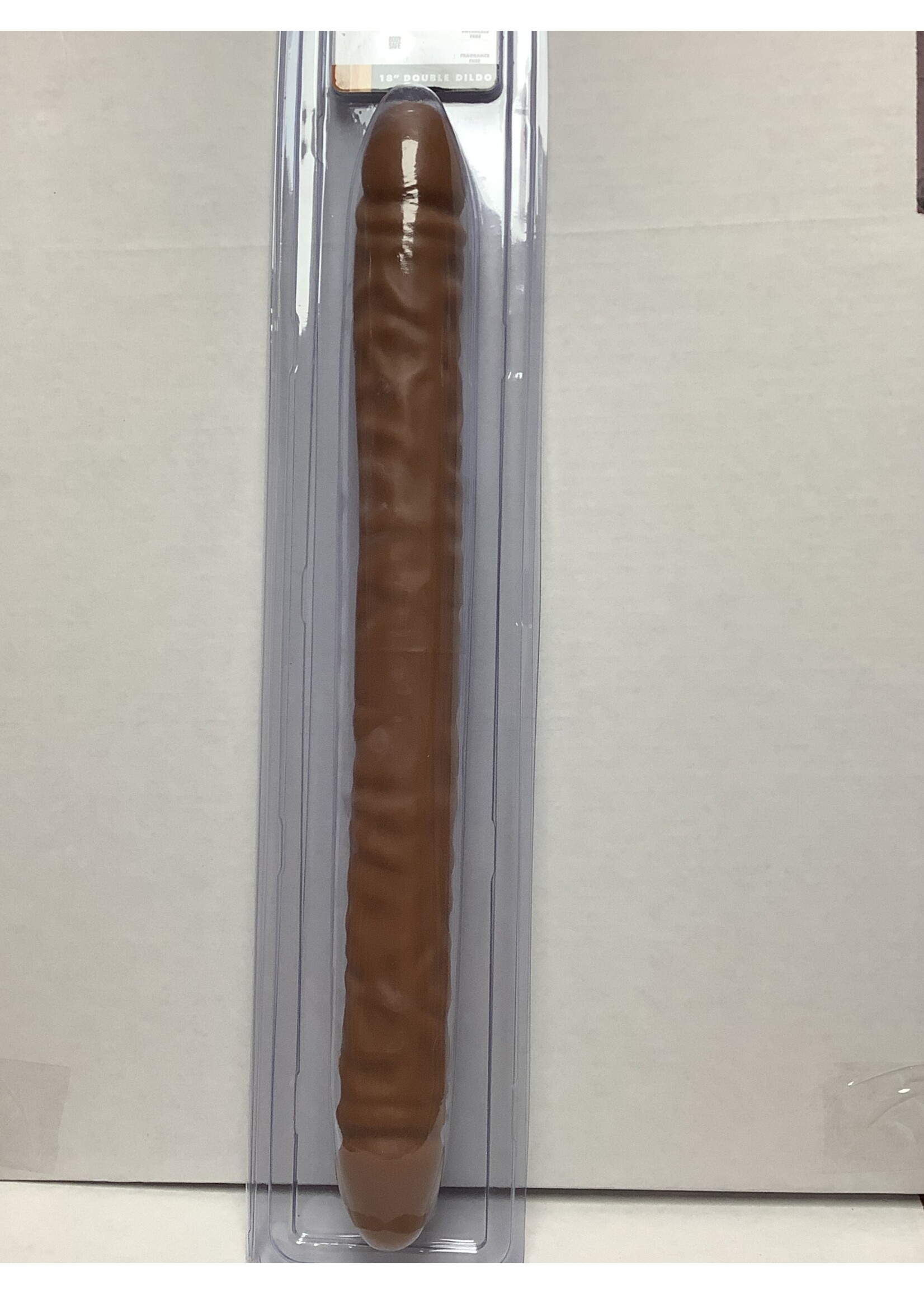 Dr. Skin Blush Dr. Skin 18" Double Dildo - Mocha